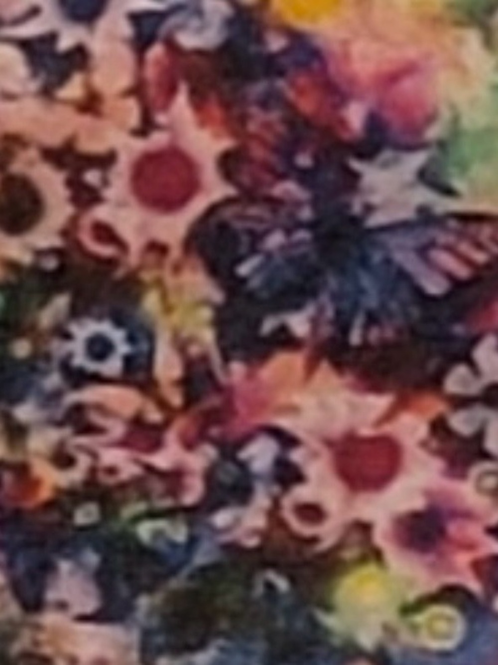 Diamond Painting Kit - 40x50 cm - square drills “Color Splash Butterflies” - Picture 2 of 2